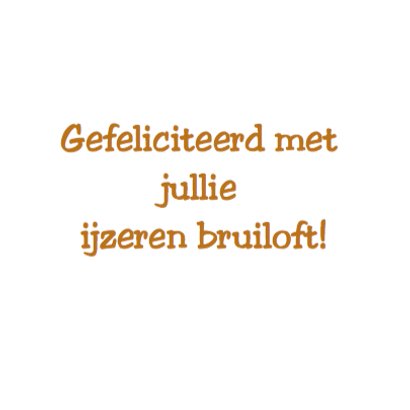 IJzeren bruiloft 6 jaar getrouwd 3