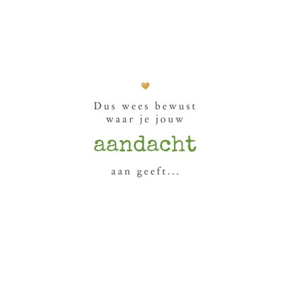 Inspirerende wenskaart planten hartjes spreuk groeien 3