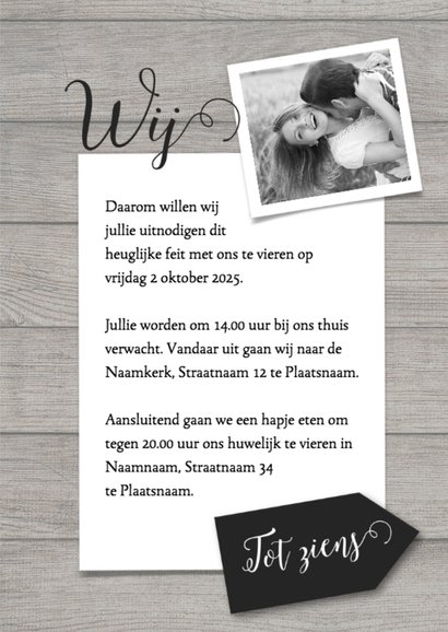 Ja, trouwen met foto-isf 3