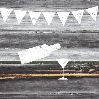 Jarig hout en naamkaartje b 2