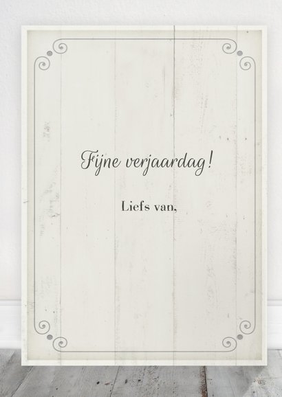 Jarig Houten bord CliniClowns 3