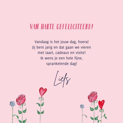 Jarig Leeftijd Hartjes Lief 3