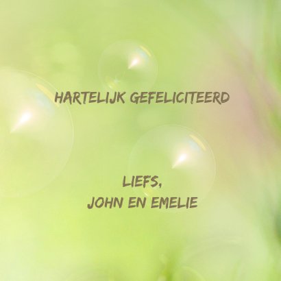 Jarig met bellenblaas 3