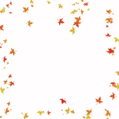 Jarig met herfstbladeren 2
