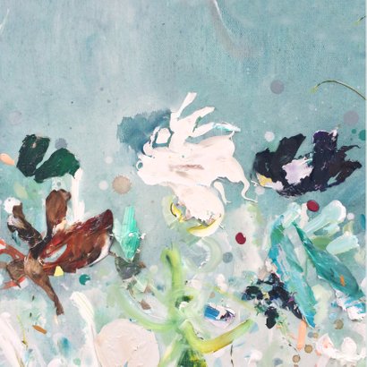 Jarig schilderij print Hoera 2