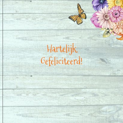 Jarig stolpje bloemen 3