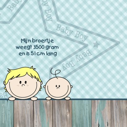 Jongen geboren GROTE BROER 2