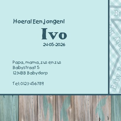 Jongen geboren GROTE ZUSSEN 3