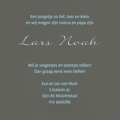 Jongen Muizenhart fotokaart 3
