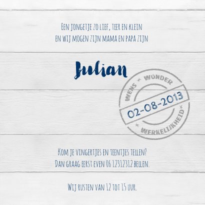 Jongen muizenhart - jute & hout 3