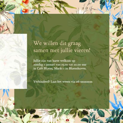 Jubileum 25 jaar gelukkig met elkaar 3