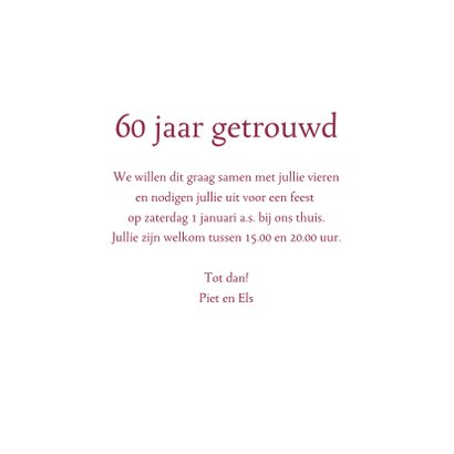 jubileum 60 jaar getrouwd 3