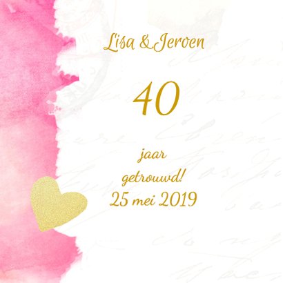 Jubileum aquarel 2
