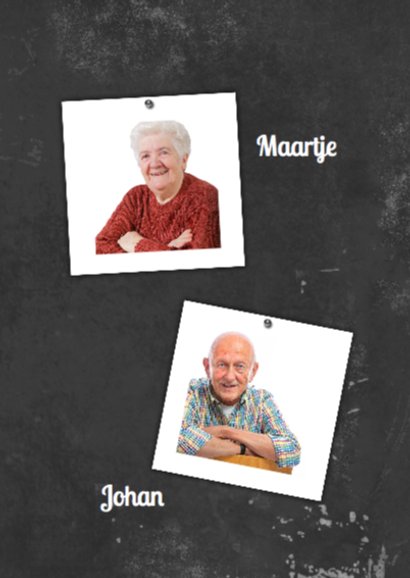 Jubileum bord zelf aanpassen b 2