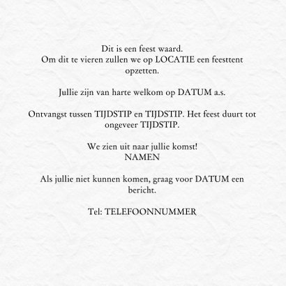 Jubileum datum hart RB 3