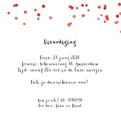 Jubileum fotocollage met afbeelding folie hart 3