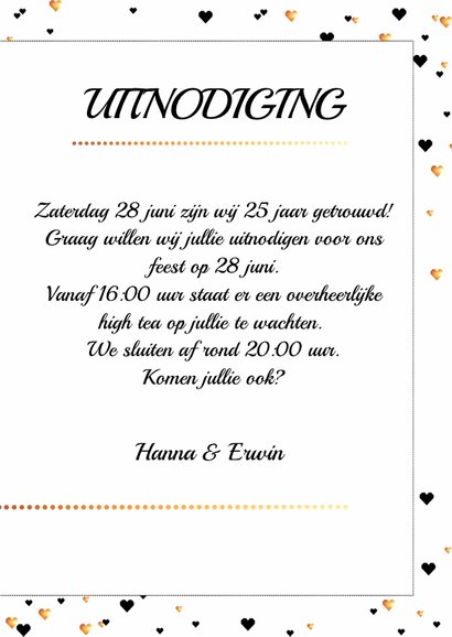 Jubileum - Harten in goud 3