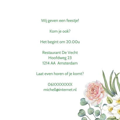 Jubileum huwelijk rozen op hout 3