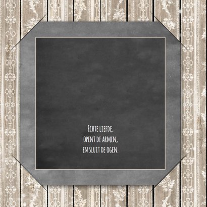 Jubileum krijtbord en hout 25 2