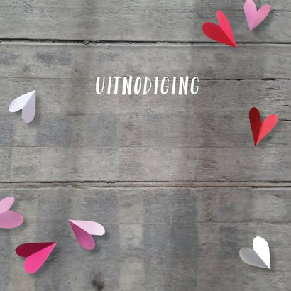 Jubileum uitnodiging 12,5  jaar getrouwd 2