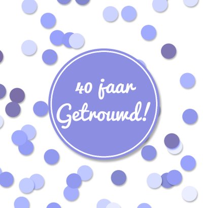 Jubileumfeest labels en confetti 2