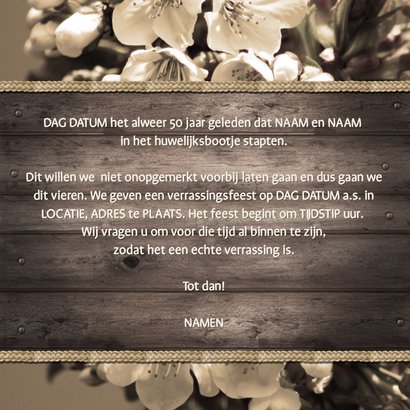 Jubileumfeest zelf invullen c 3