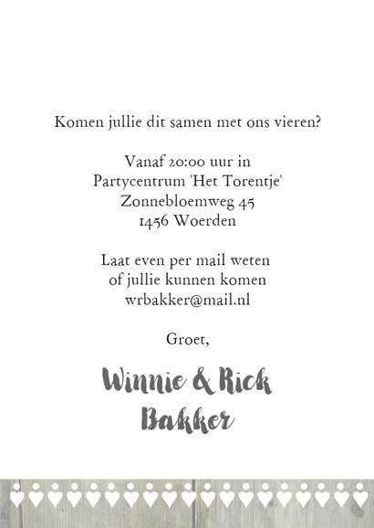 Jubileumkaart 12,5 jaar getrouwd 3