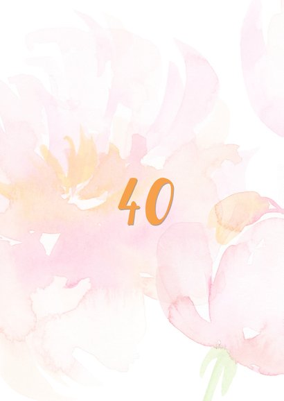 Jubileumkaart 40-jarig huwelijk 2
