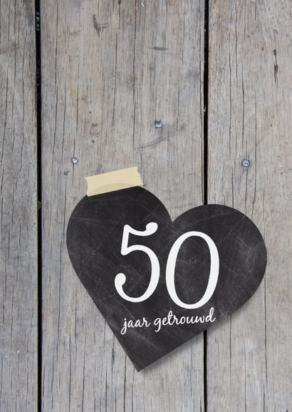 Jubileumkaart 50 jaar 2
