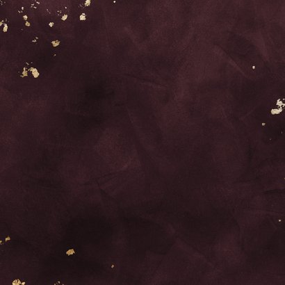 Jubileumkaart 60 jaar goud met aquarel bloemen Achterkant