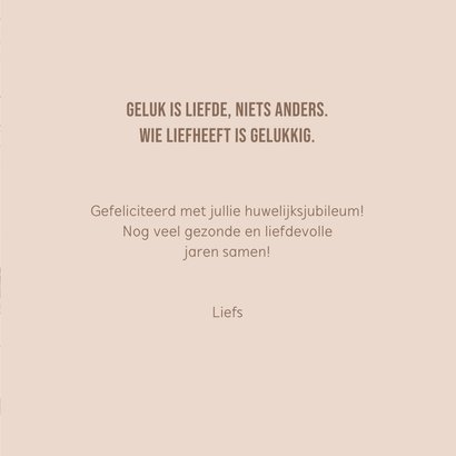 Jubileumkaart bloemencirkel 3