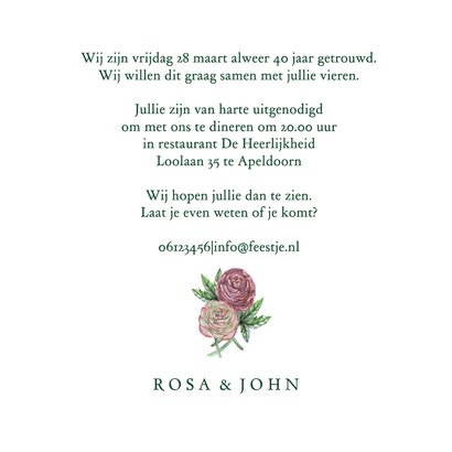 Jubileumkaart ranonkels 3