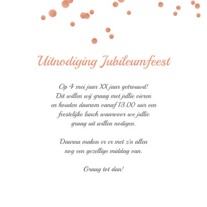 Jubileumkaart Rose Gold 3