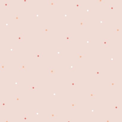 Jubileumkaart uitnodiging feestje roze Achterkant