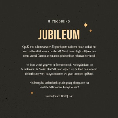 Jubileumkaart whiskey met foto's 25 jaar aanpasbaar 3