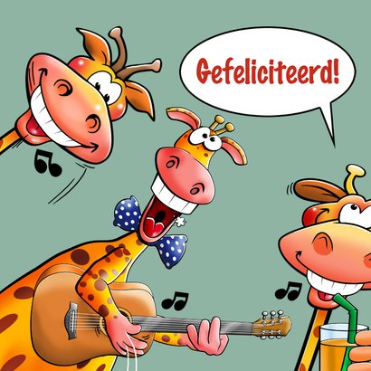 Kaart beestenboel met leuke dieren voor een kind 2