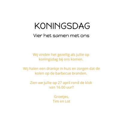 Kaart koningsdag no.2 3