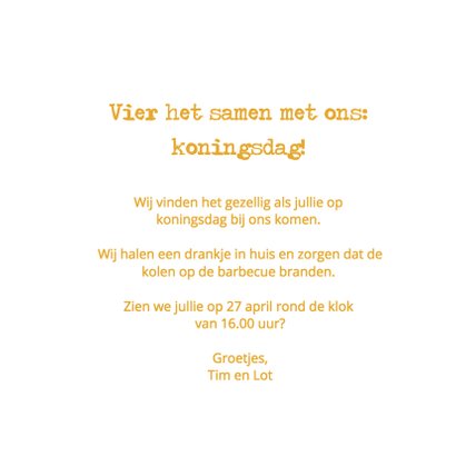 Kaart koningsdag no.2 3