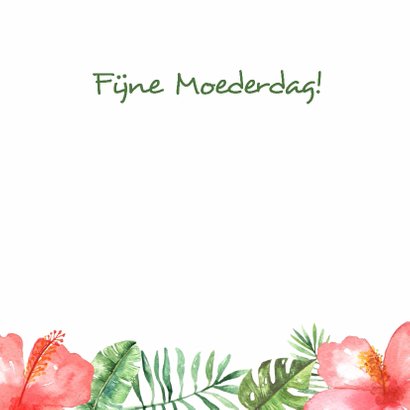 Kaart Moederdag Tropical - WW 3