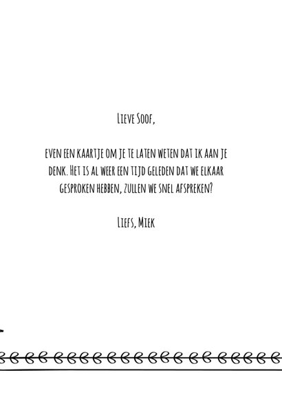 Kaartje speciaal voor jou 3