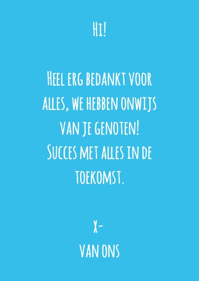 Kak dus dat je weg gaat cactus 3