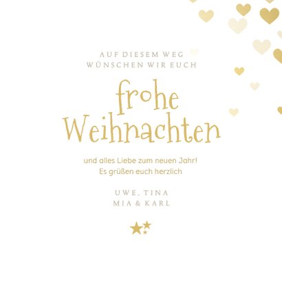 Karte 'Weihnachtsgrüße aus Papier' 3