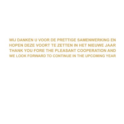 Kerskaart kerstboom goud op wit 3