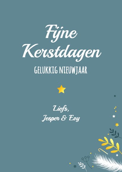 Kerst - Botanisch met goud 3