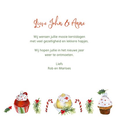 Kerst cupcakeornament 3