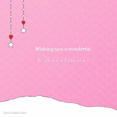 Kerst eerste kerst baby roze IH 2