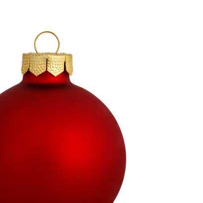Kerst eigenfoto rode kerstbal 2020 vierkant 2
