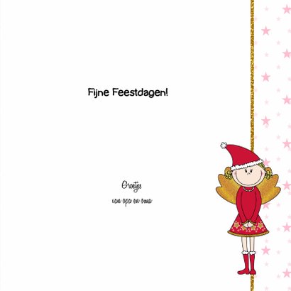 Kerst engel knutselen DIY 3