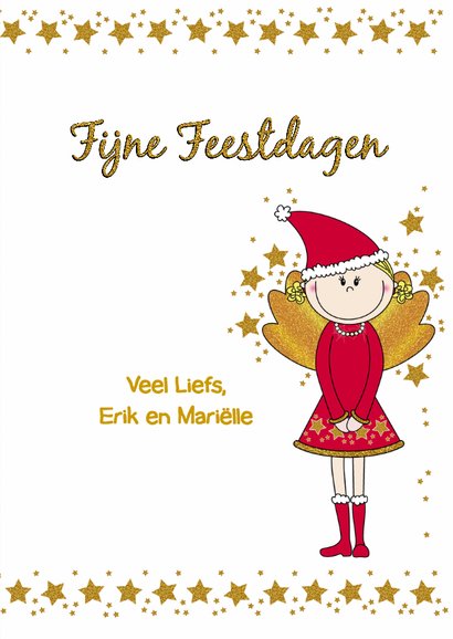 Kerst engeltje knutselen DIY 3