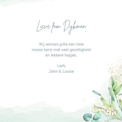 Kerst eucalyptusblad 3
